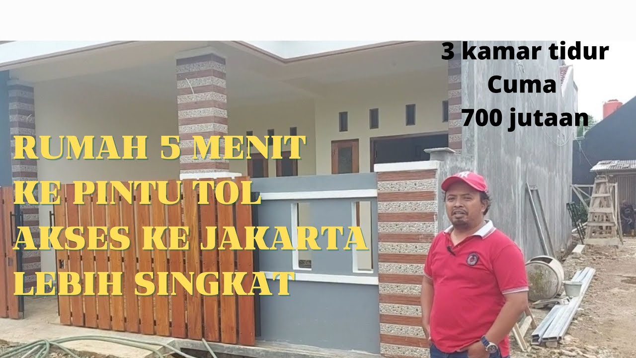 Rumah di Depok 3 Kamar dekat Tol Desari