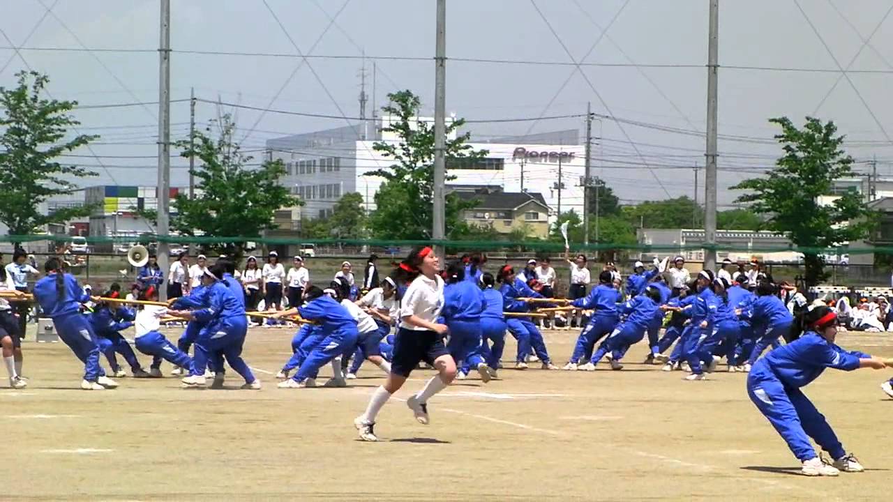 運動会　棒引き