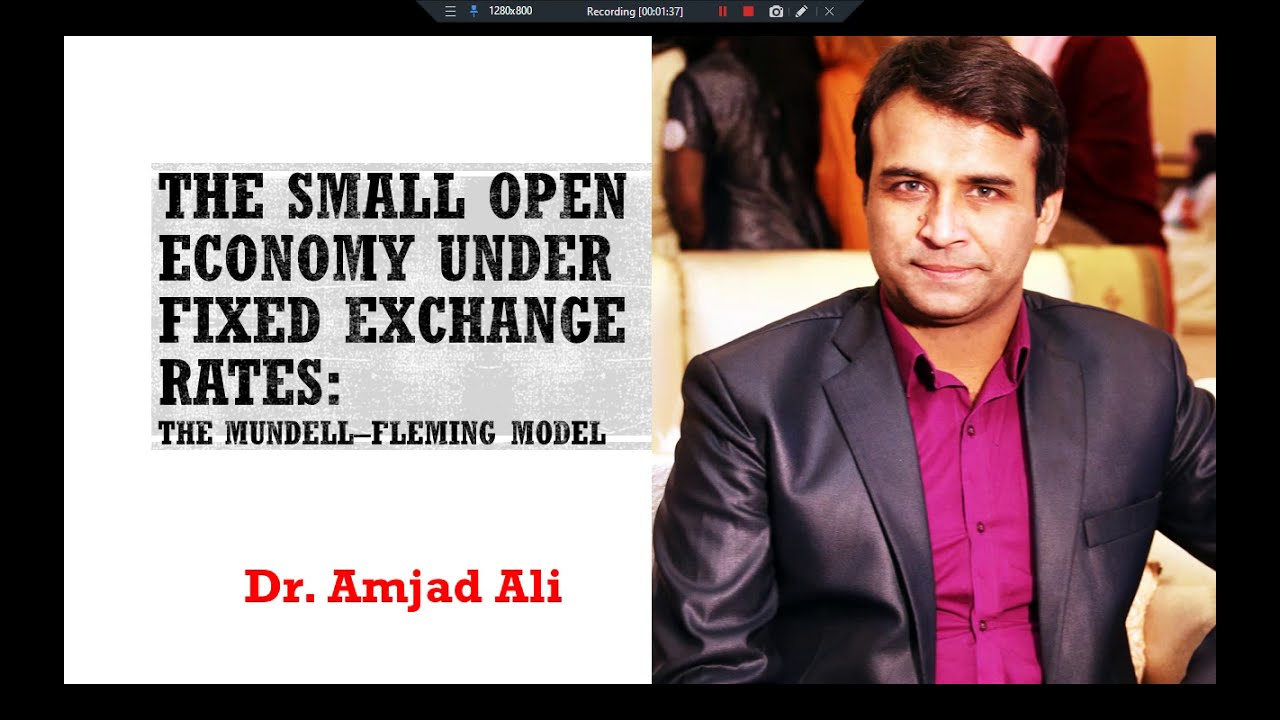 The Small Open Economy Under Fixed Exchange Rates; The Mundell–Fleming Model; Mankiw