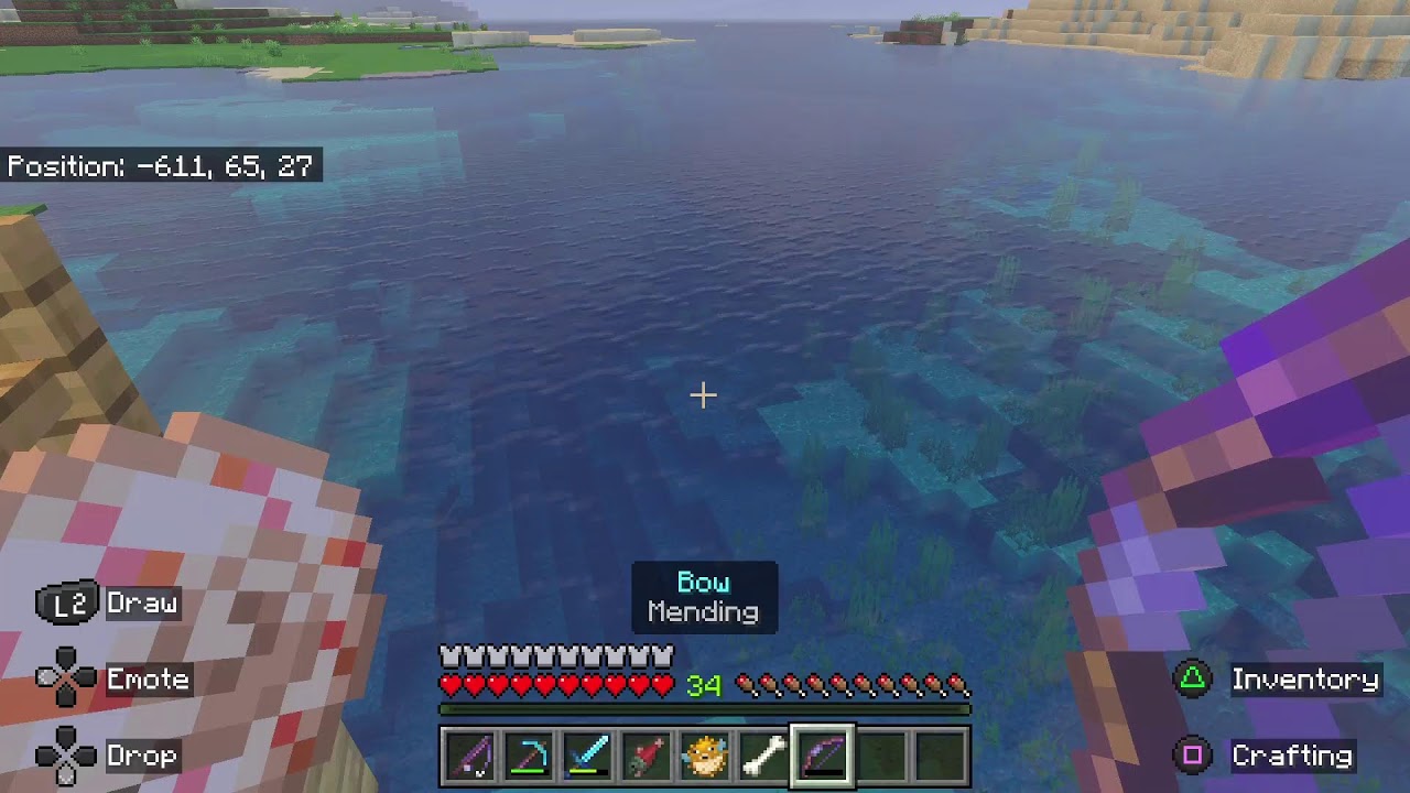 Playing survival with friends, bedrock