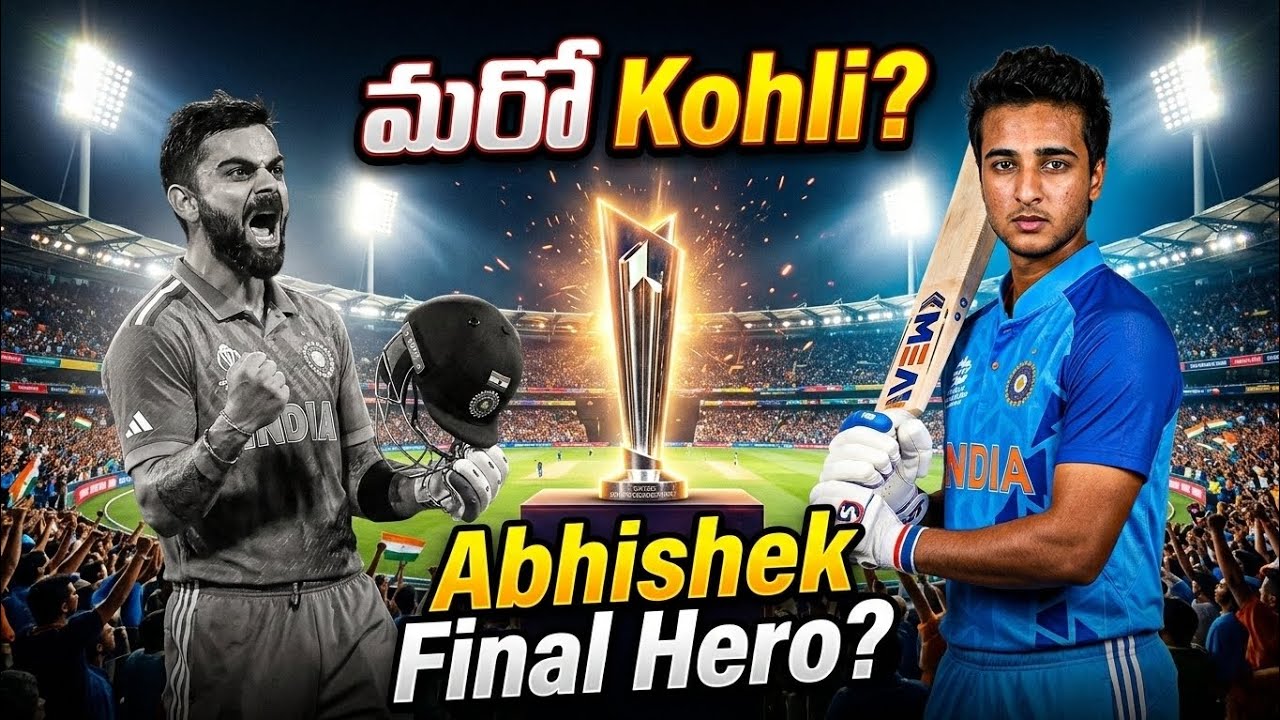 మరో Kohli అవుతాడా? Abhishek Sharma Final Story | T20 World Cup Final 2026 NEWZEALAND VS INDIA 