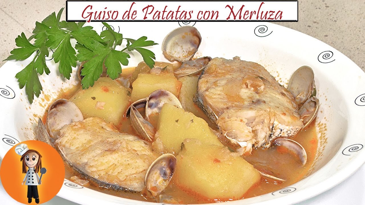 Guiso de Patatas con Merluza | Receta de Cocina en Familia