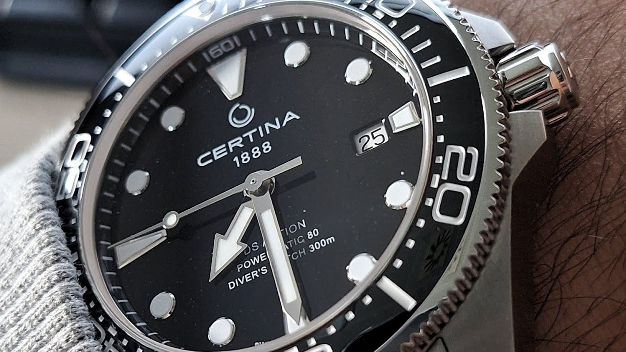 Recenzja Certina DS Action Diver 43mm Powermatic 80 Ceramic