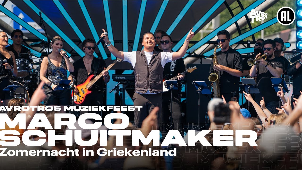 Marco Schuitmaker - Zomernacht in Griekenland (LIVE) • Muziekfeest op het Plein 2025