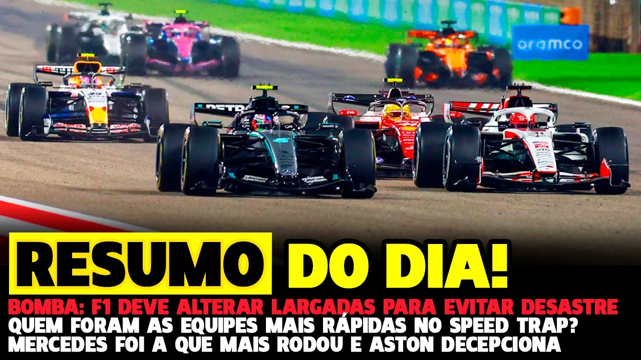 🚨BOMBA: F1 QUER LIMITAR CARROS NA LARGADA PARA EVITAR DESASTRE + RESUMO DO DIA | FÓRMULA 1|GPEMCASA