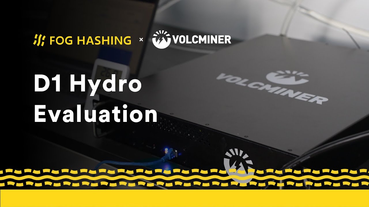 VolcMiner D1 Hydro Test with FogHashing, 30G+, Dogecoin/LTC Mining