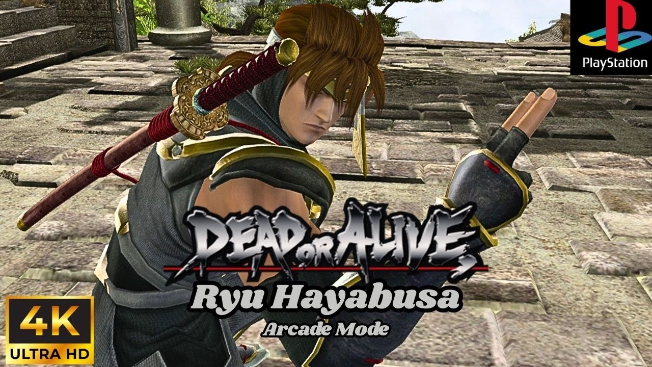 Dead or Alive PS1 | Hayabusa Arcade Gameplay | Classic Fighting Game
