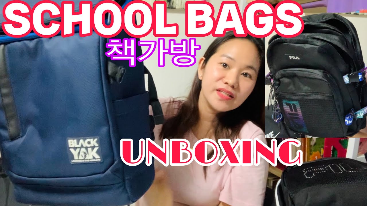 Student Bags Unboxing in Korea | Comparison of Must-Have Elementary Versus Middle/High School 책가방