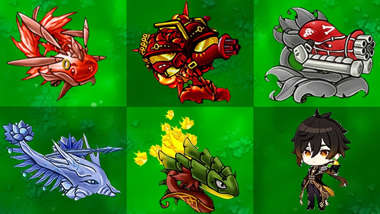PVZ 1 Fusion 3.4 Challenge!! 1 Plants Fusion VS 300 Zombie Random - Who Will Win?