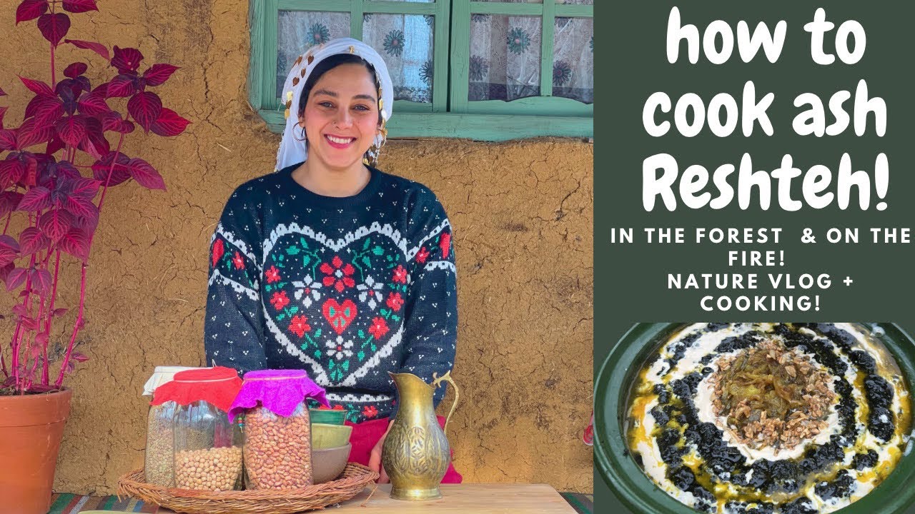 Cooking Ash reshteh & village life in Iran! #villagelife #cottage #iran #naturevlog   #ashreshte