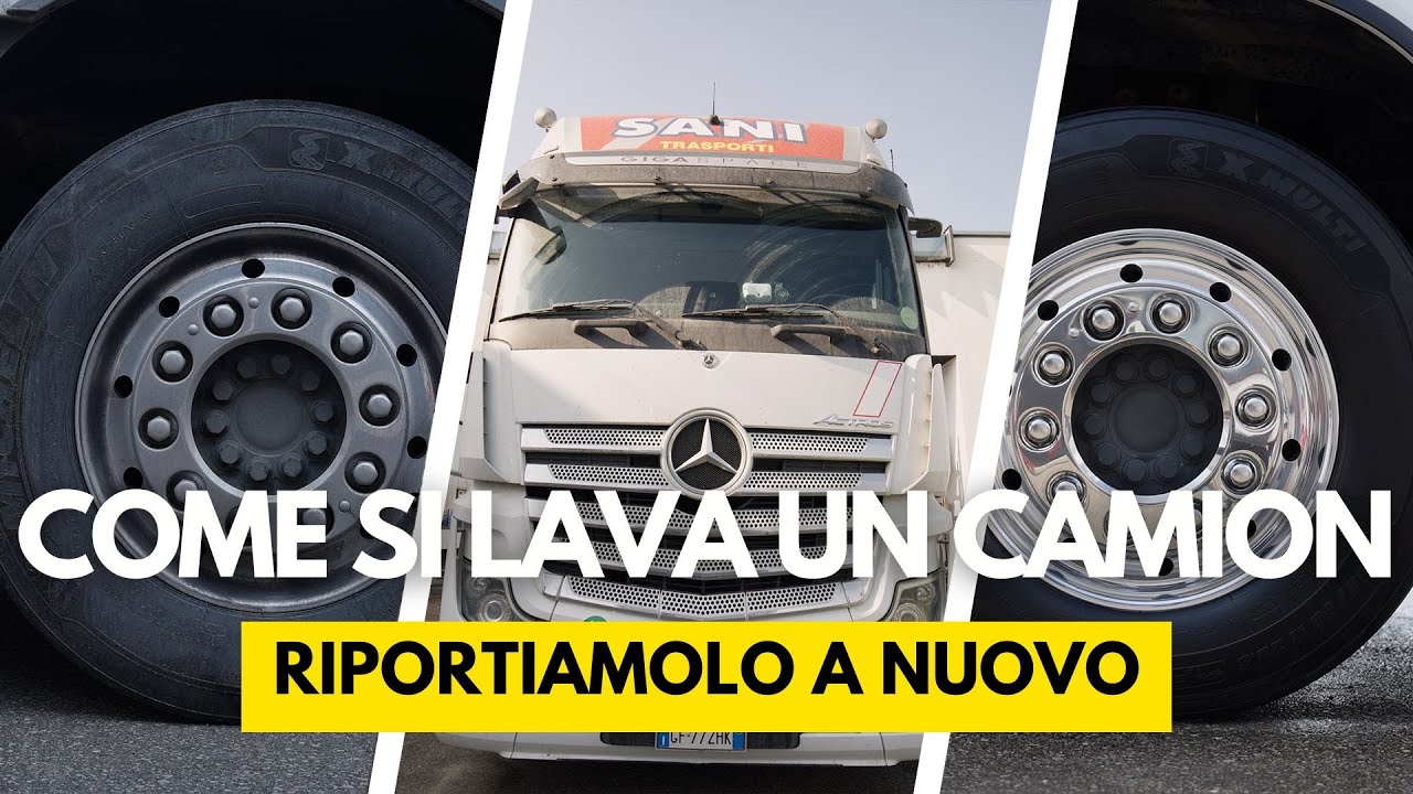 Come si LAVA un CAMION? Riportiamo A NUOVO un MERCEDES ACTROS 44 Ton
