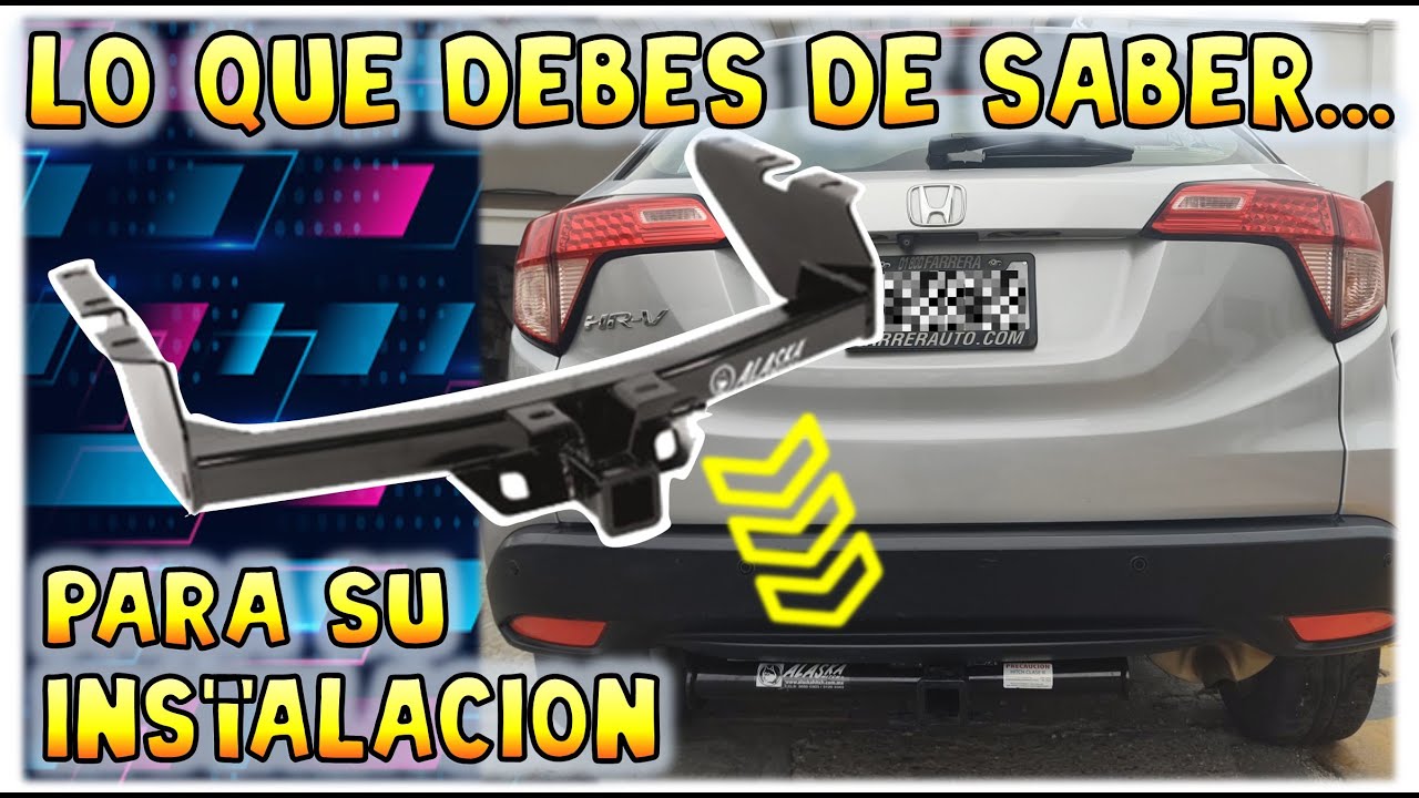 CAP 1.TIRON ALASKA PARA HRV HONDA || REVIEW E INTALACION EN LA CAMIONETA || PARA REMOLQUES LIGEROS