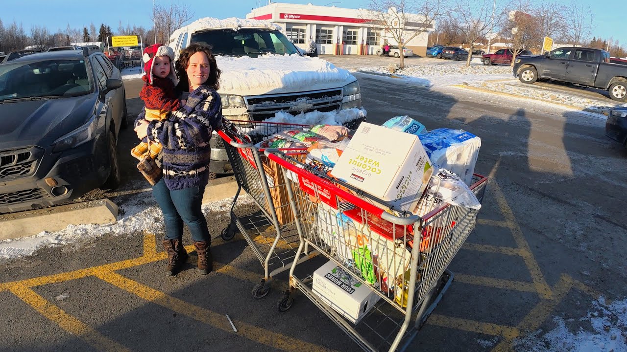COSTCO Haul For Off-Grid Family | Stocking Up + Alaska Grocery Prices $$$
