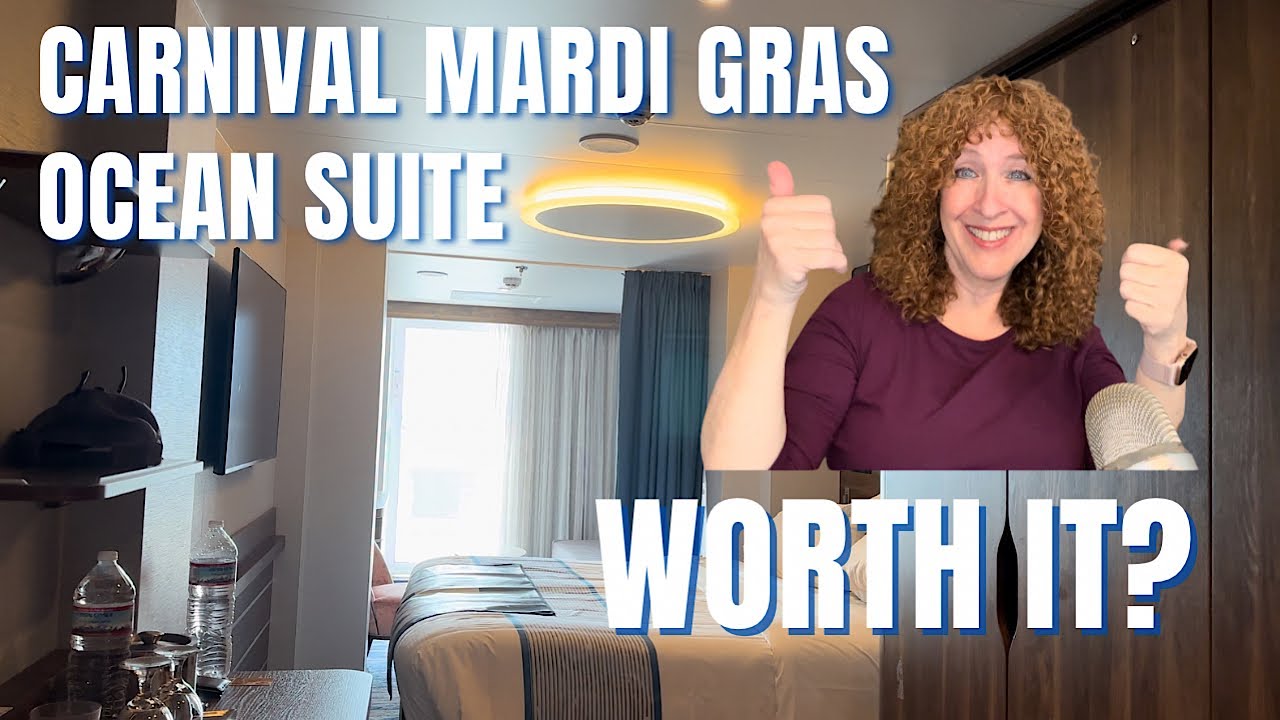 Carnival Mardi Gras Ocean Suite Tour and Review