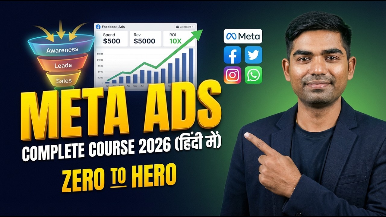 Full Facebook Ads Course in Hindi 2026 | Beginners to Advanced Meta Ads Tutorial