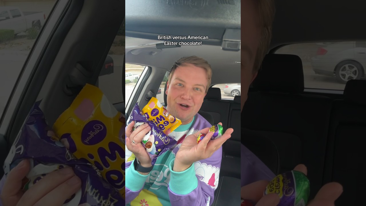 British Versus American Easter Chocolate!