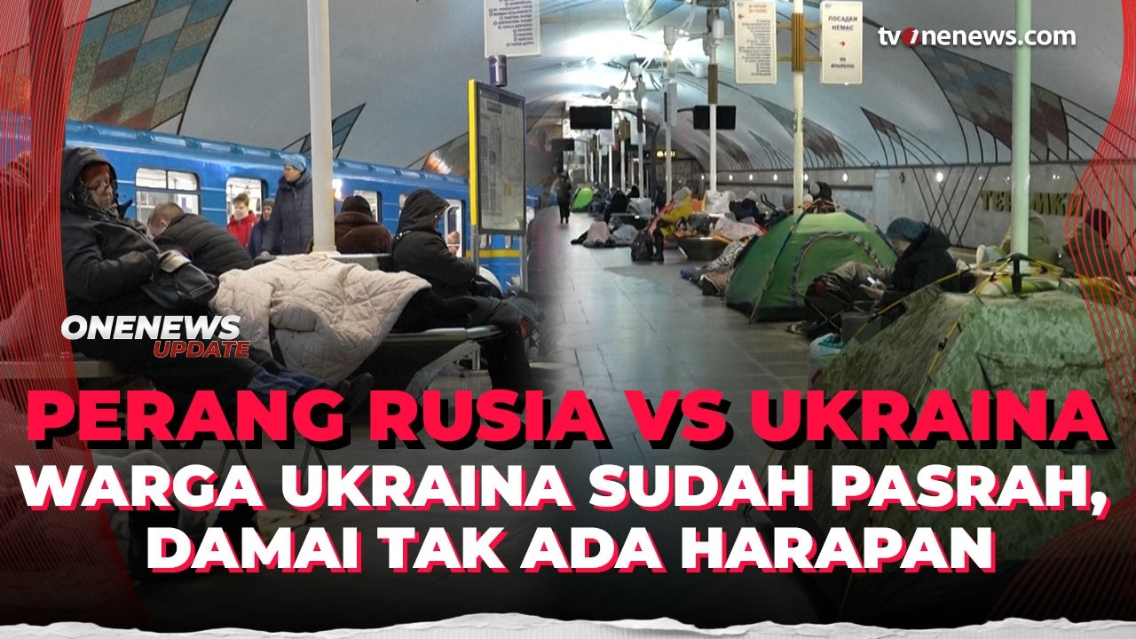 Warga Ukraina Pasrah Soal Perundingan Damai, Tak Ada Harapan Lagi | OneNews Update