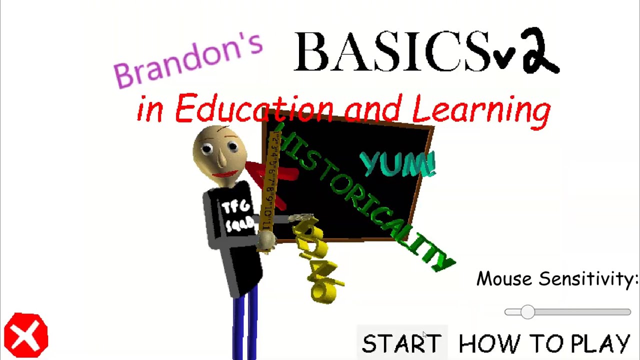 Brandon's Basics v2 {Baldi's Basics Mod}