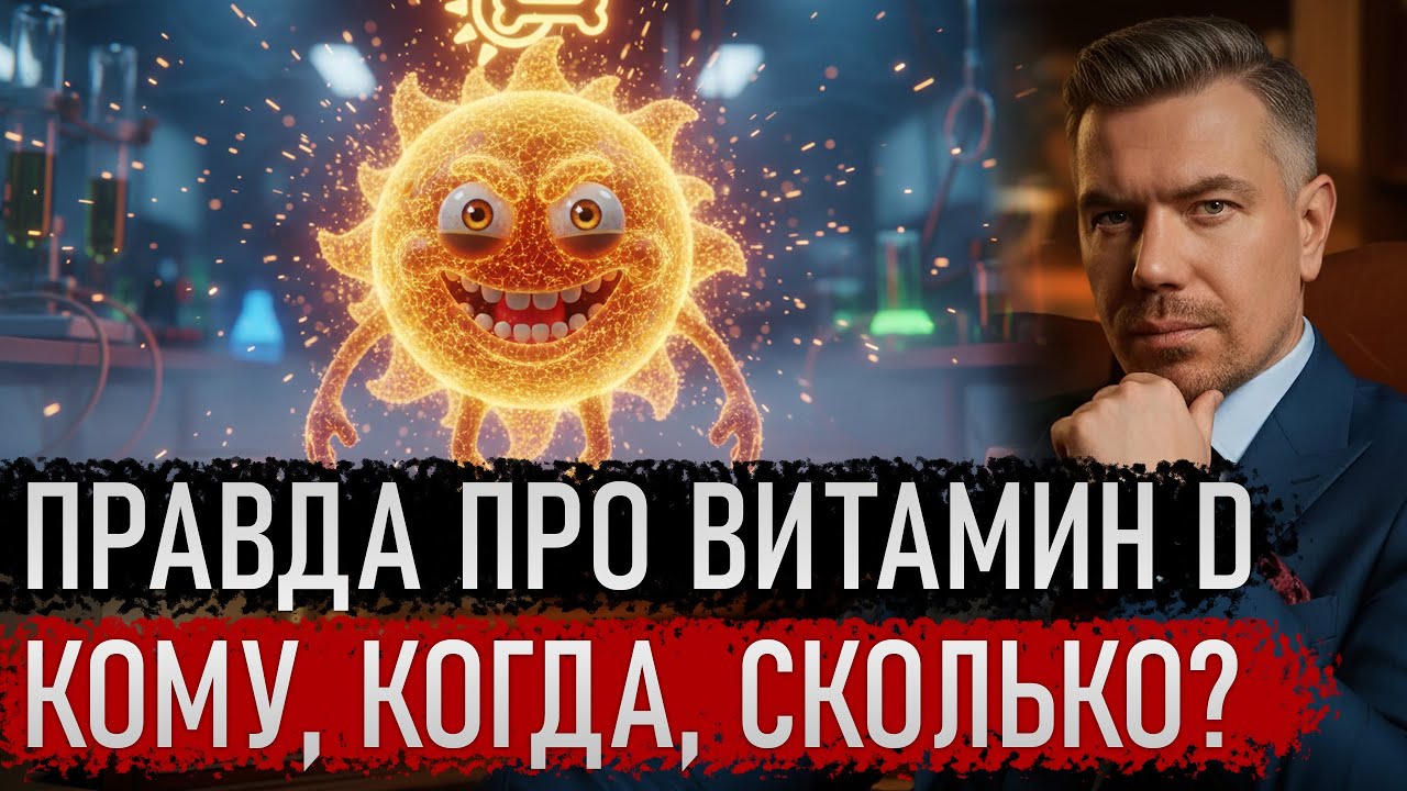 ПРАВДА ПРО ВИТАМИН D - КОМУ, КОГДА, СКОЛЬКО