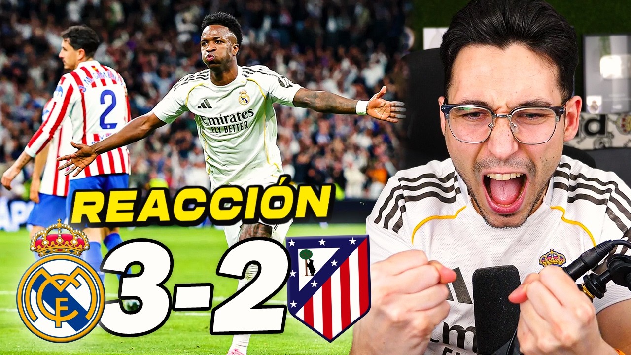 REACCIONES DE UN HINCHA al Real Madrid vs Atl&eacute;tico de Madrid 3-2 *SEGUIMOS EN LA LUCHA* | ByDiegoX10