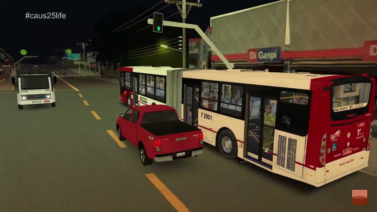 Omsi 2 | Mapa Jardim Ângela - Linha 6825-10 | Caio Mondego HA MB O-500UD. #omsi2 #gameplay