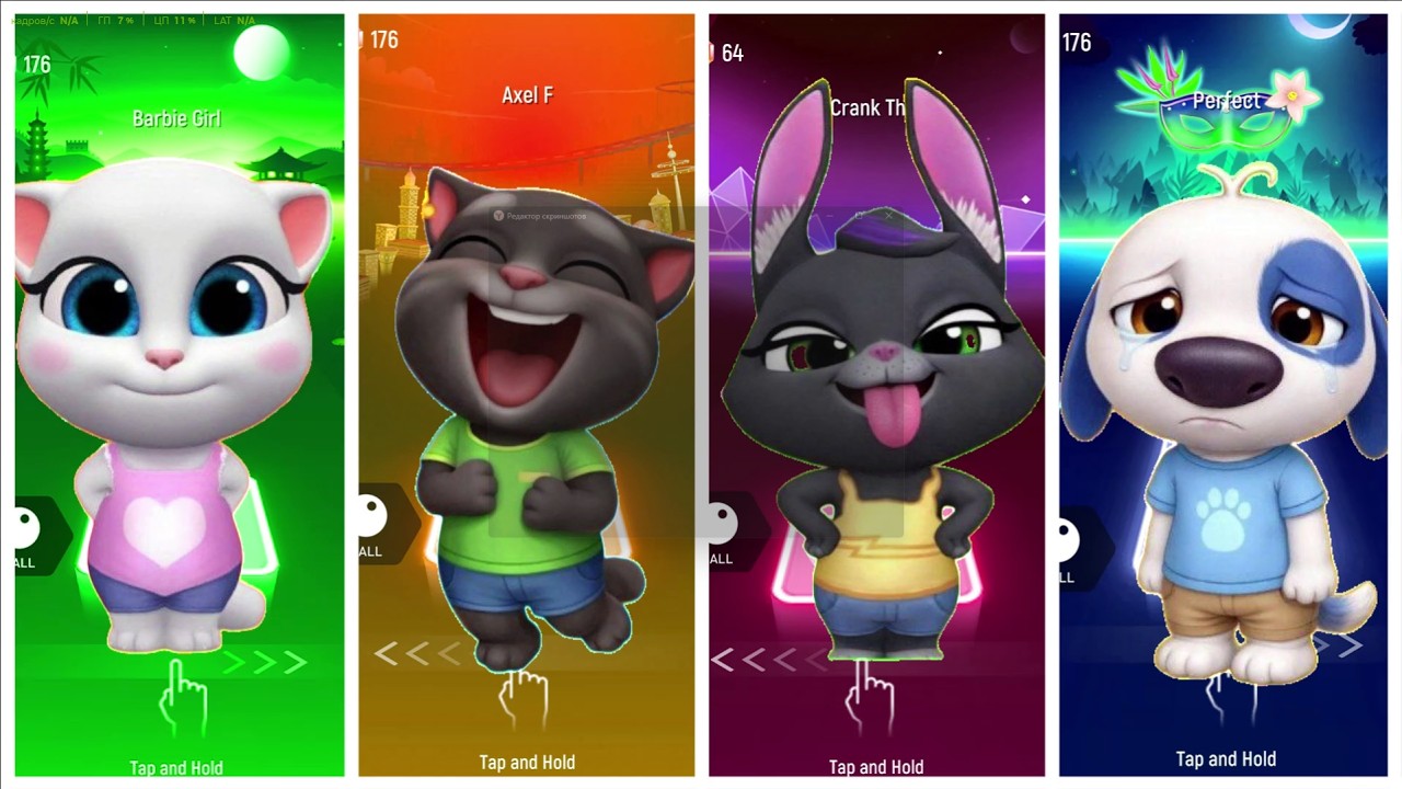 Talking Tom Tiles Hop 🎶 Coffin Dance Song Cover | Episode 26