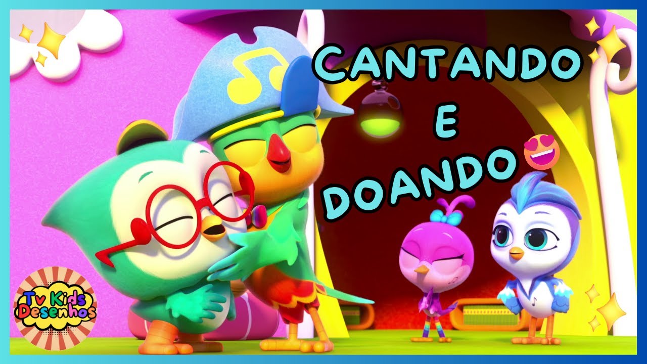 Tv Kids Desenhos  - Dó Re Mi - 🐦🎶🥰Cantando e Doando🥰🎶🐦