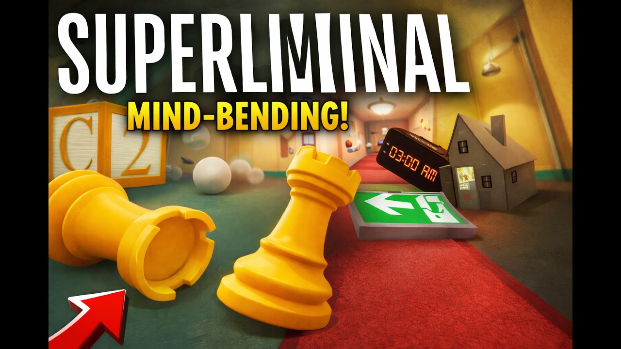 This Game Breaks Your Brain… 😵 SUPERLIMINAL Full Gameplay Walkthrough / No Commentary【FULL GAME】
