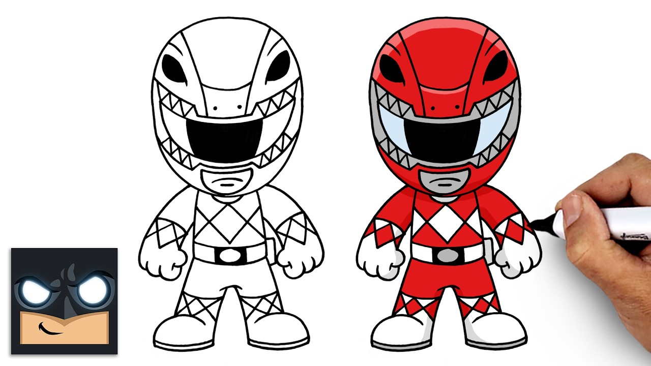 How to Draw Red Power Ranger