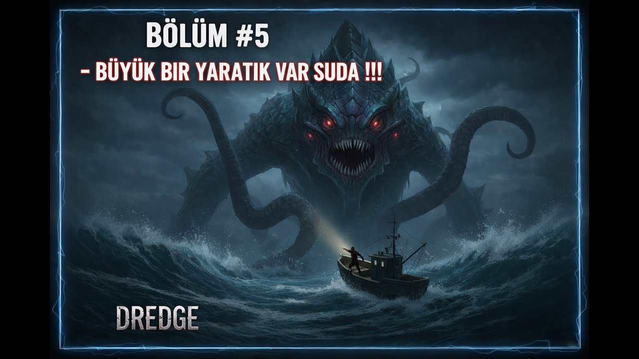 Dredge Bölüm #5 - Büyük Bir Yaratık Var Suda !!!!