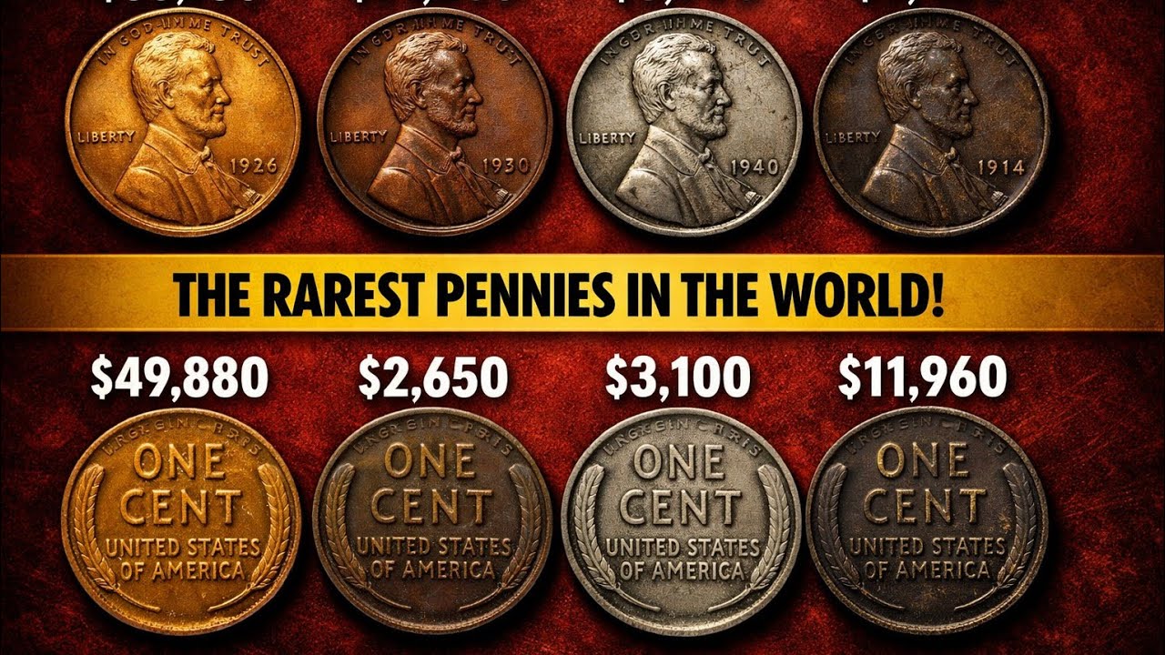 THE RAREST PENNIES IN THE WORLD 💰 These Lincoln Pennies Are Worth $91,200!