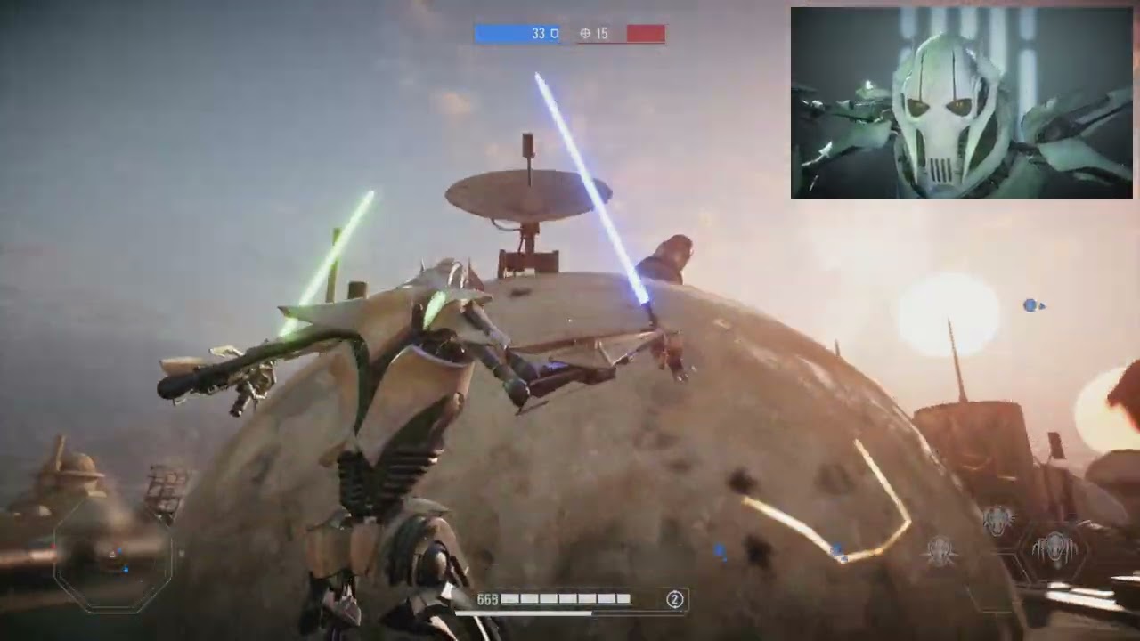 General grievous playing Star wars Battle front 2