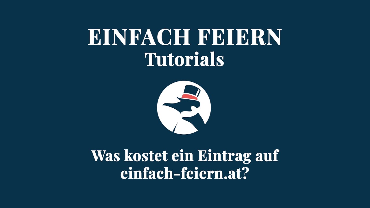Was kostet ein Eintrag auf einfach-feiern.at?