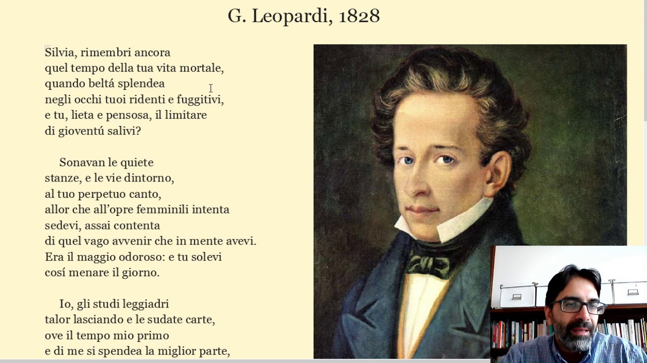 A Silvia di Giacomo Leopardi: spiegazione.