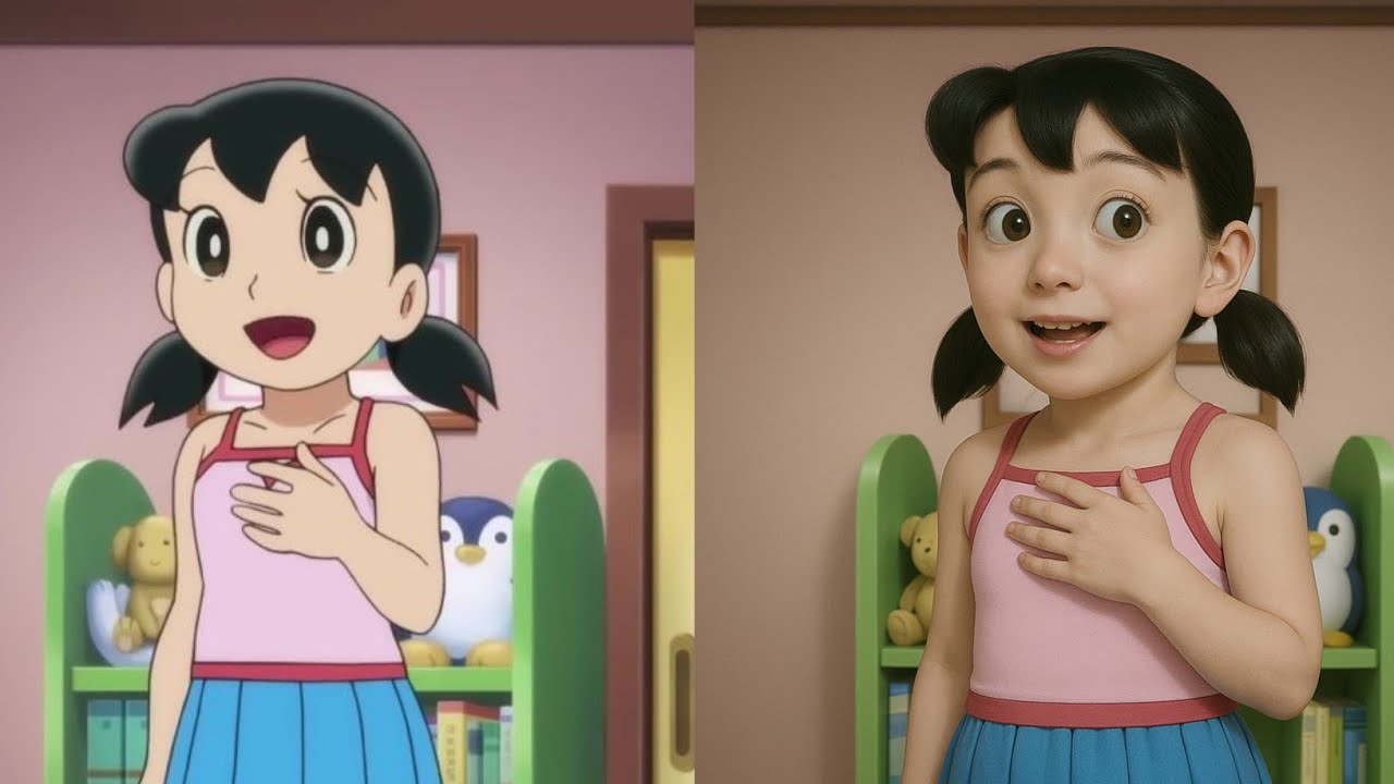 Doraemon Characters In Real Life | Fan-Made Skit | #doraemon #nobita #newepisode