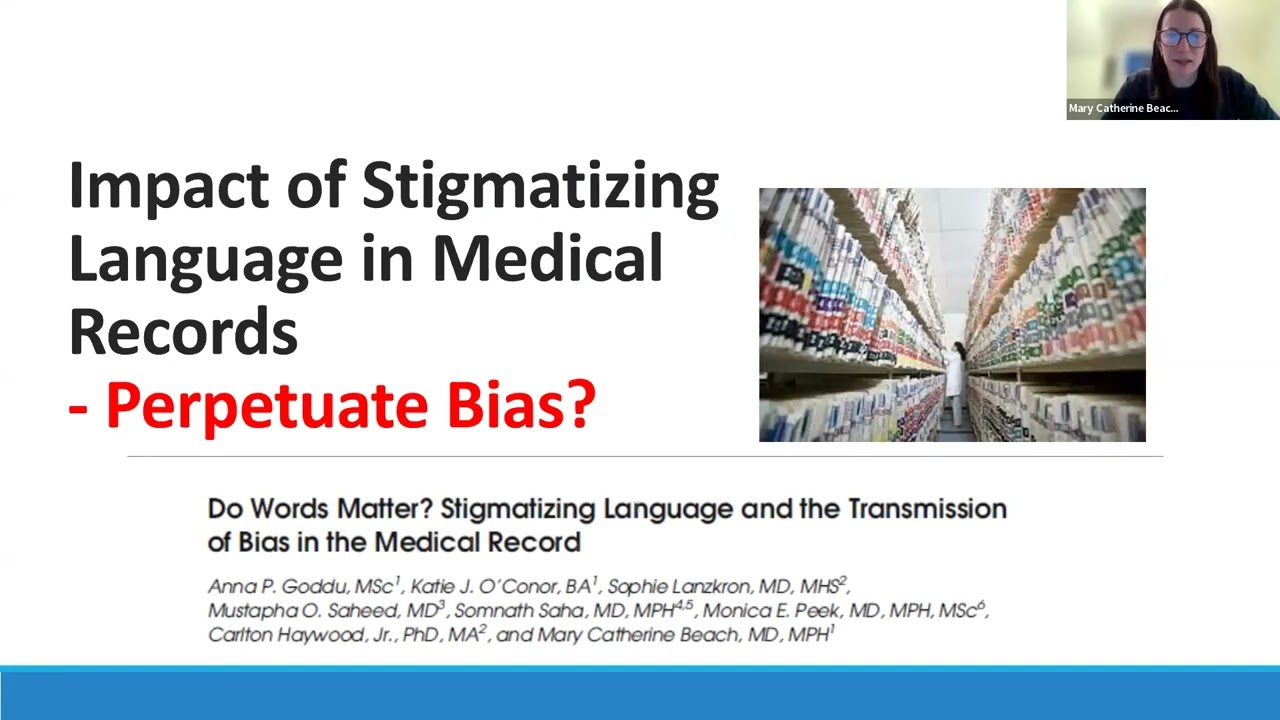 How should we measure and address stigmatizing language in patient medical records?