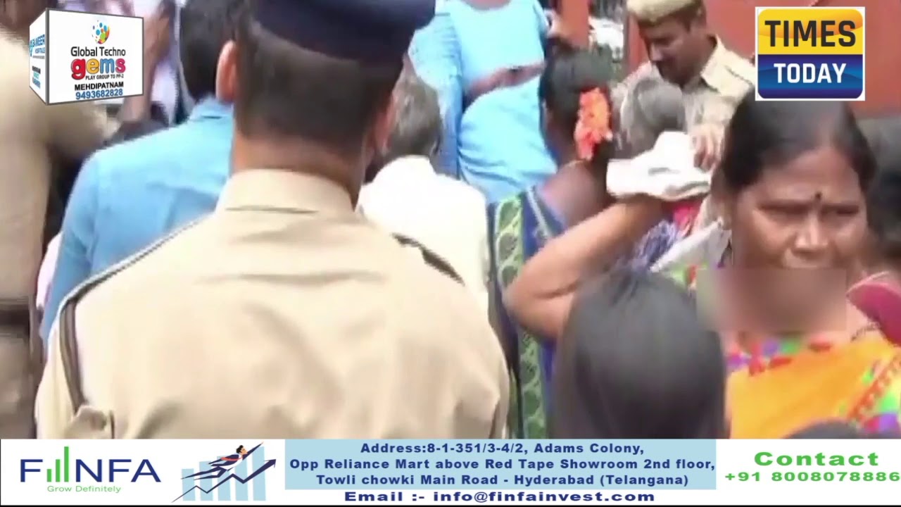 Gram Panchayat Workers Protests At Pragati Bhavan