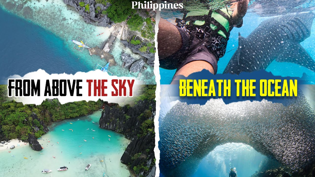 Philippines 🇵🇭 Drone Footage 4K | A Peaceful Journey from the Sky to the Ocean! ✨ | Stories of Akhil