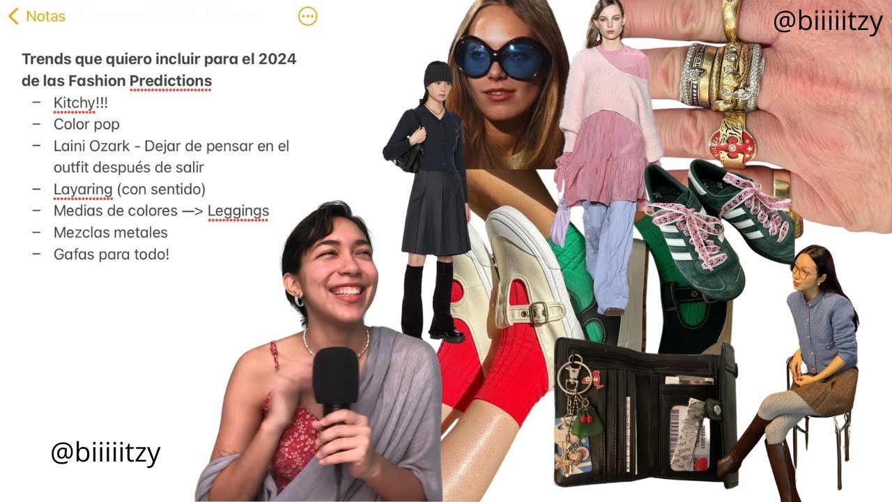 Fashion predictions  -  ¿Qué voy a usar en el 2024?