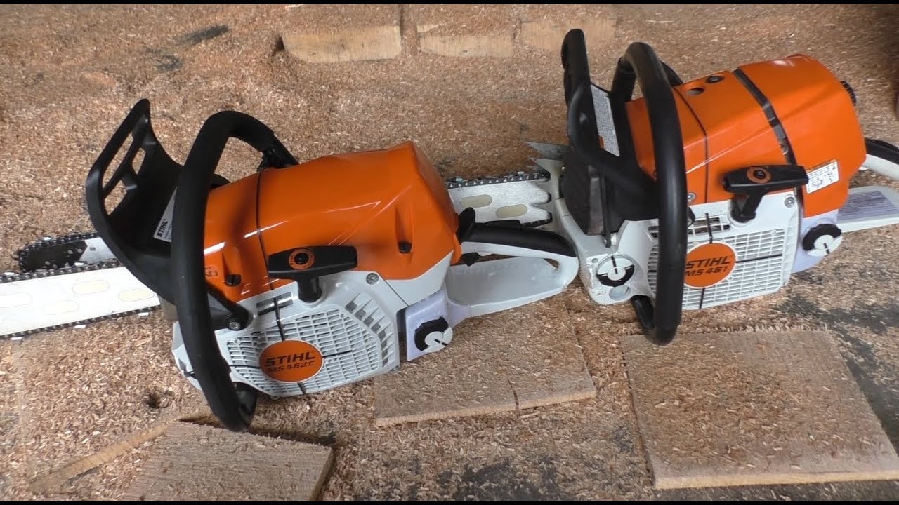 Stihl 462 против 461 — 28-дюймовая шина — большой дуб