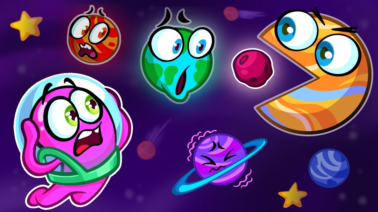 Hungry Planets 🚀 🌍 | Slime Sam's Funny Adventures | Nursery Rhymes & Songs for Kids