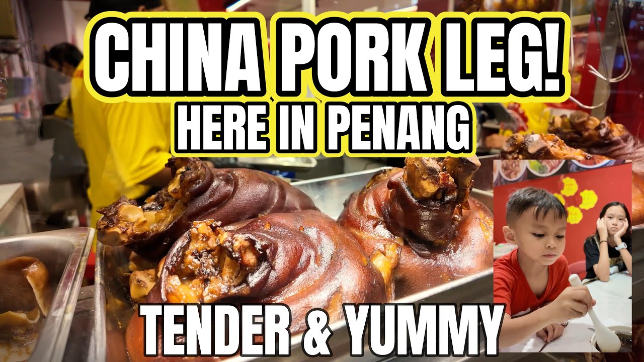 New shop Chaw Xiang Pork Leg opened in Tg Tokong: Longjiang style braised pork rice bowl, delicious!