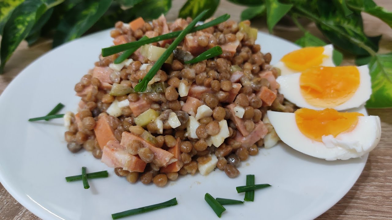 Čočkový salát #food #dinner