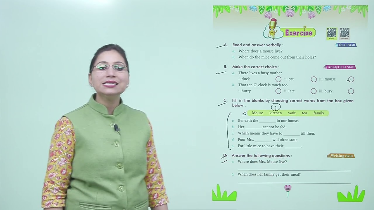 Ch 9 | English | Class 3 | Busy Mother Mouse | For children