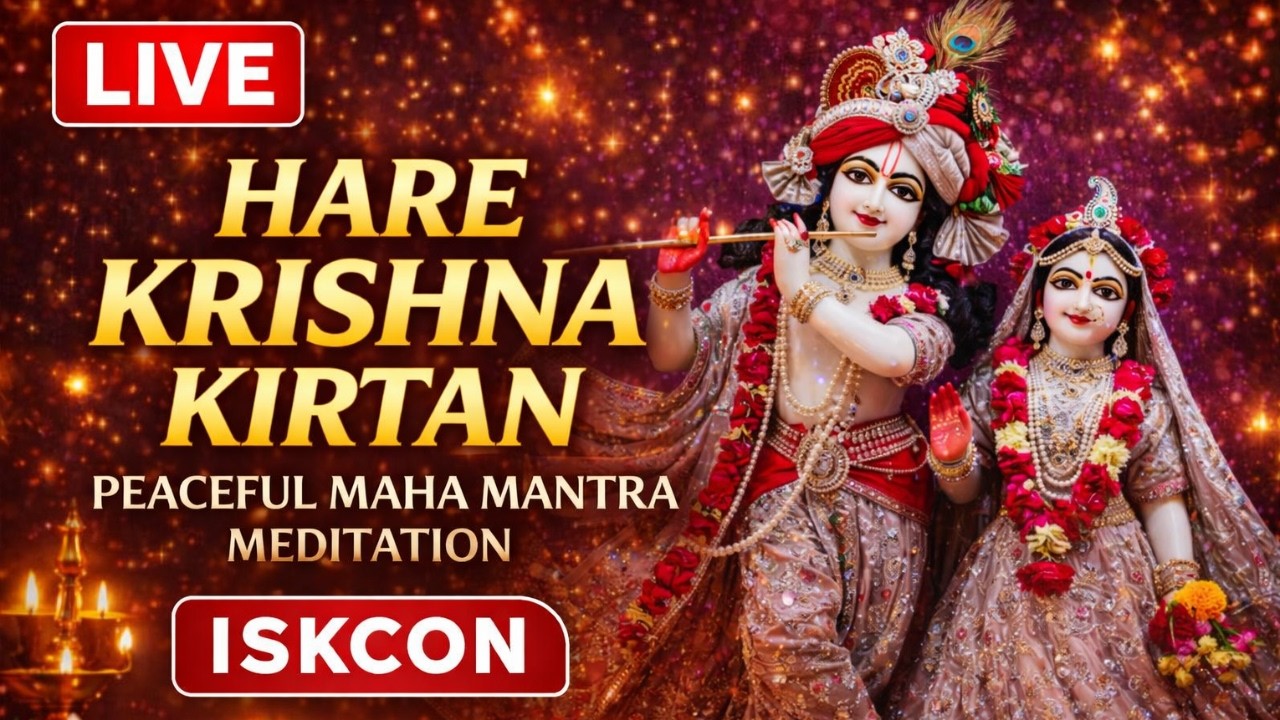 Hare Krishna Hare Rama | Best ISKCON Kirtan for Stress Relief, Peace & Positive Energy#radhakrishna