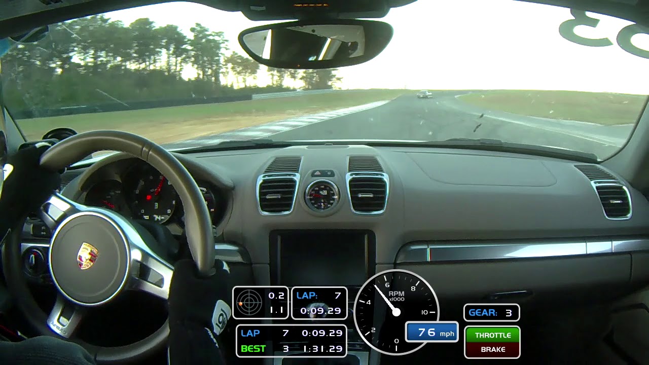 Porsche Cayman GTS at NJMP Thunderbolt – DE PCA Event Black run group (fast lap 1:30.9s)