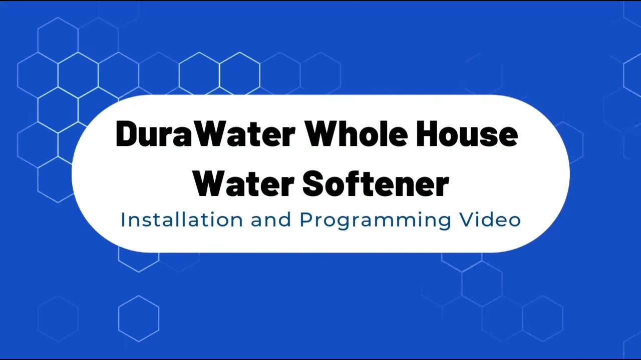 How to Install the Fleck 5600 SXT Water Softener