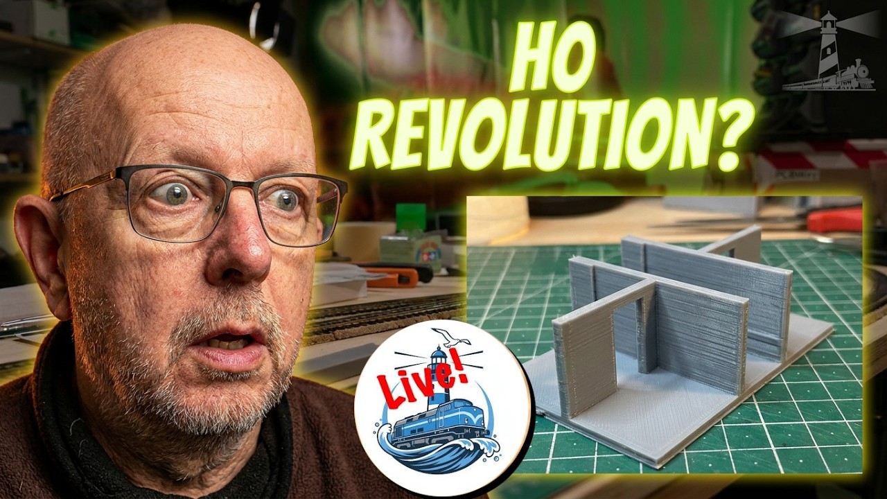 Live Basteln 3D-gedrucktes Appartment-Haus - Nordlandbahn LIVE - Märklin Modellbahn H0
