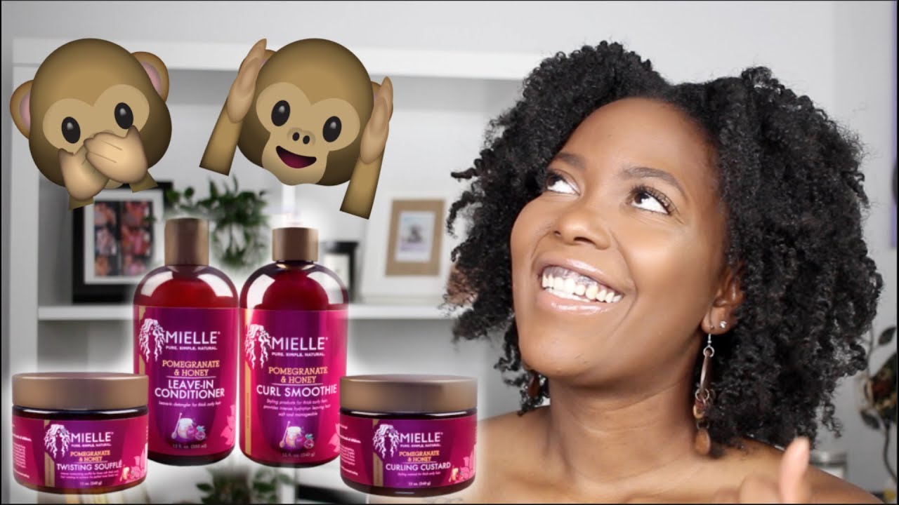 NEW MIELLE POMEGRANATE & HONEY REVIEW ON 4C HAIR | kandidkinks