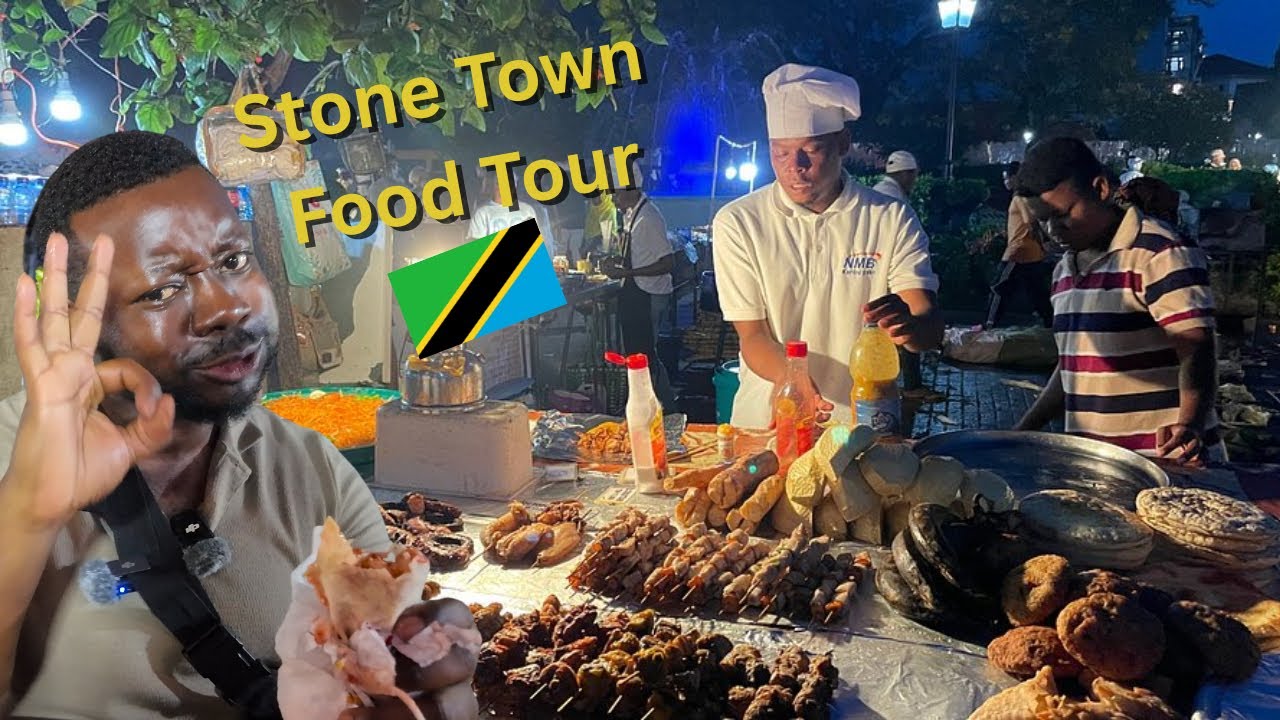 INSANE STREET FOOD Tour in ZANZIBAR | STONE TOWN